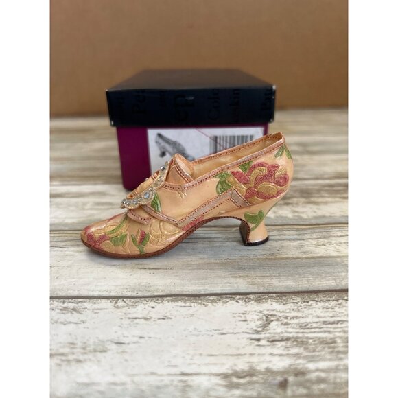 Just The Right Shoe by Raine 2001 Countess Mini Shoe Figurine #25129 w/BOX & COA - Picture 5 of 11